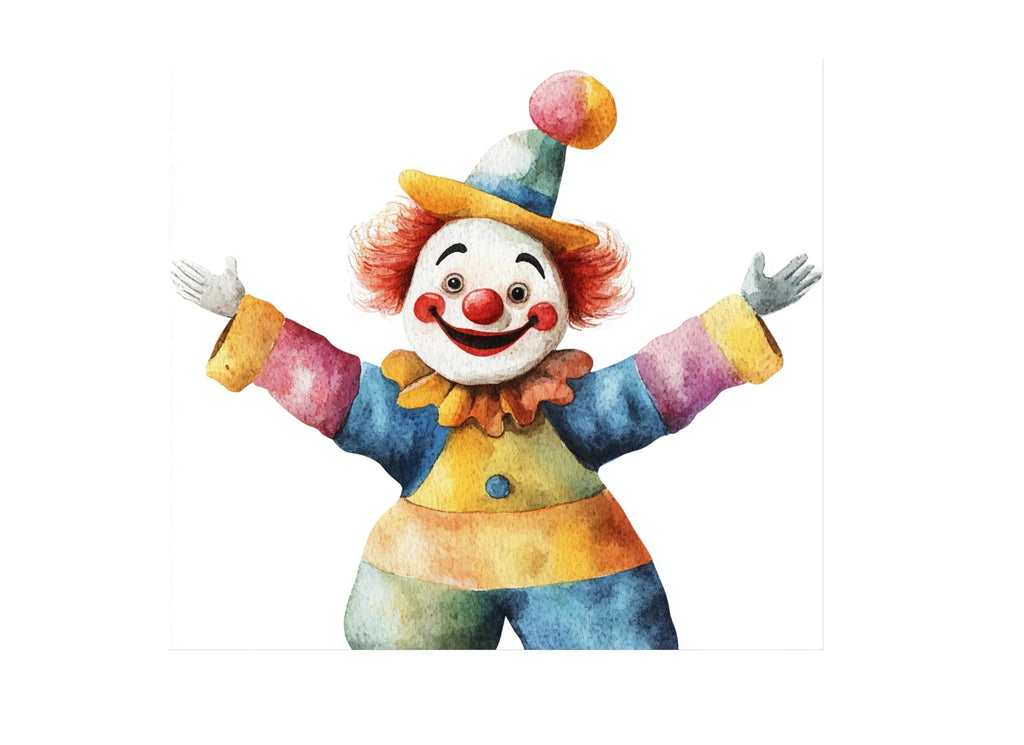 Circus Clowns Clipart Bundle