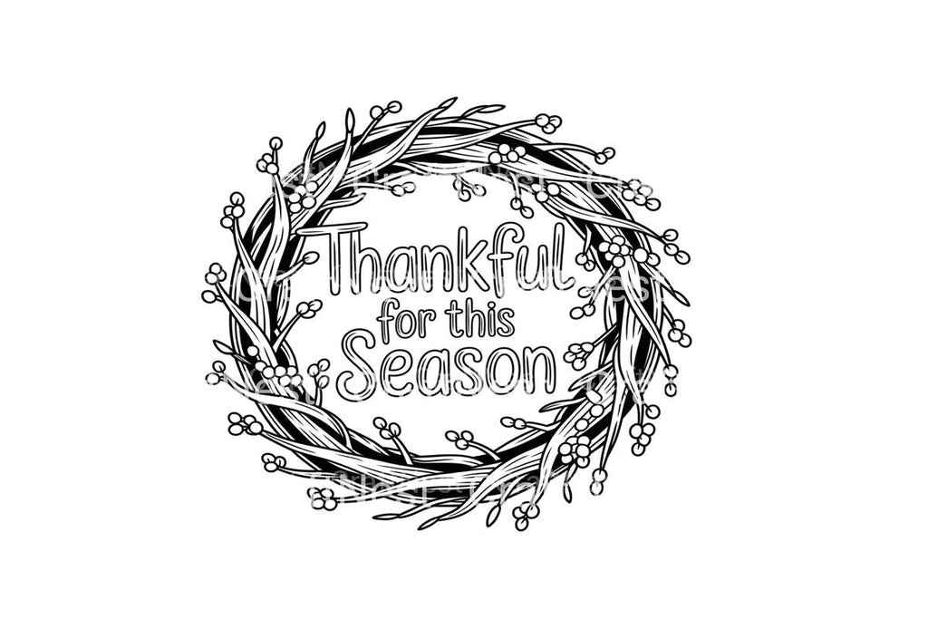 Thankful Season Wreath Coloring Books
