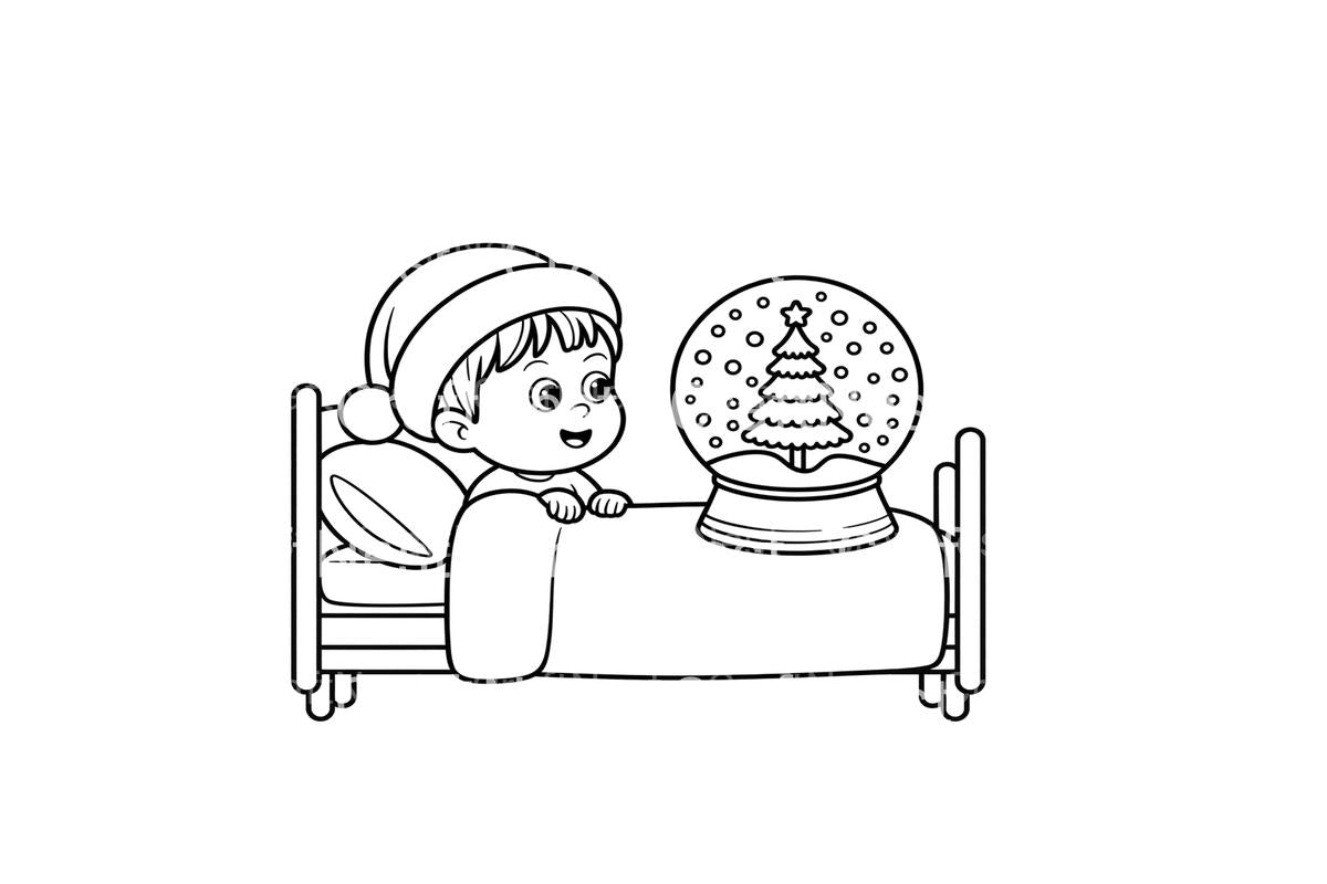 Christmas Snow Globe Fun Coloring Books