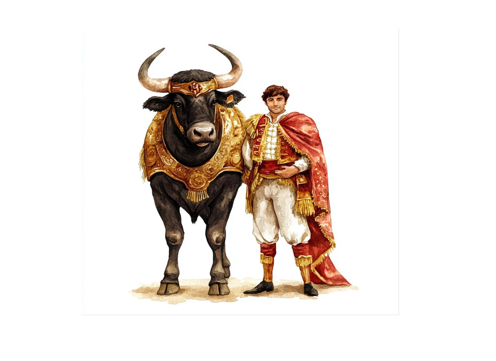 Matador and Bull Clipart Bundle