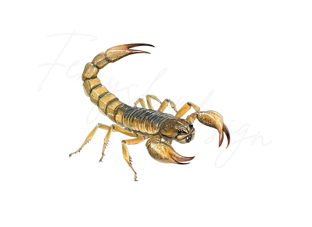 Scorpion Illustration Clipart Bundle