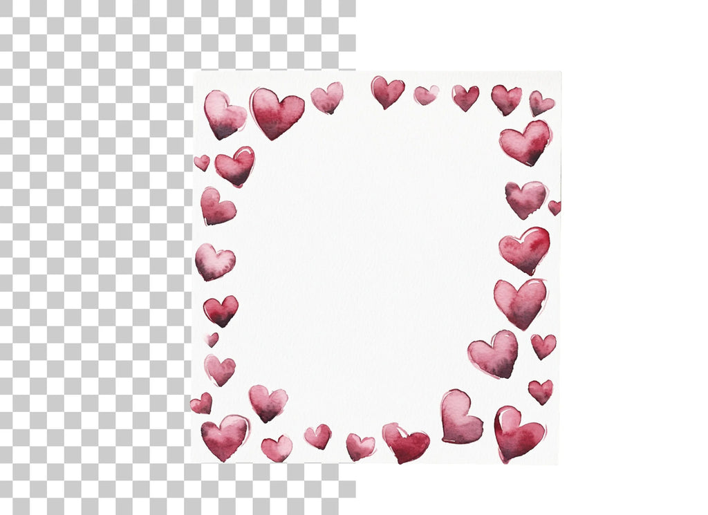 Heart Frames Clipart Bundle