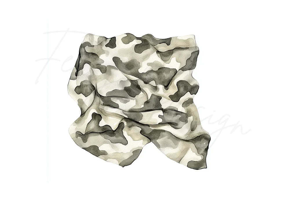 Camouflage Pattern Clipart Bundle