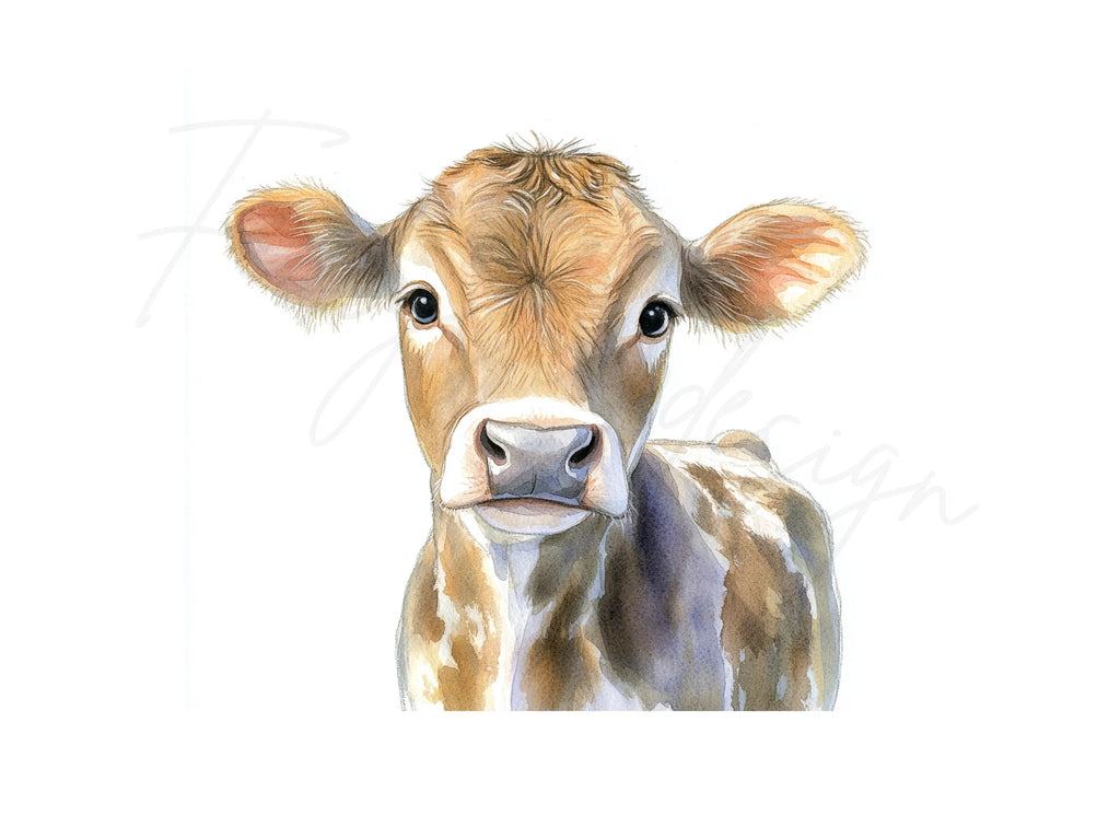 Cute Calf Clipart Bundle