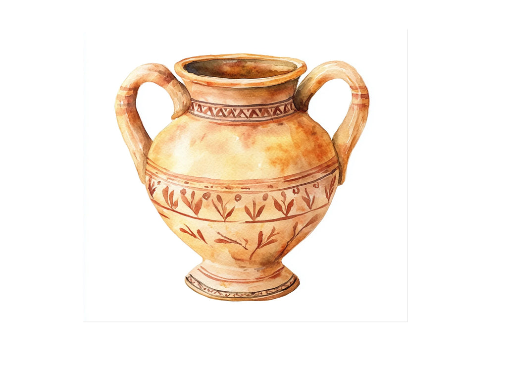 Ancient Greek Pottery Clipart Bundle