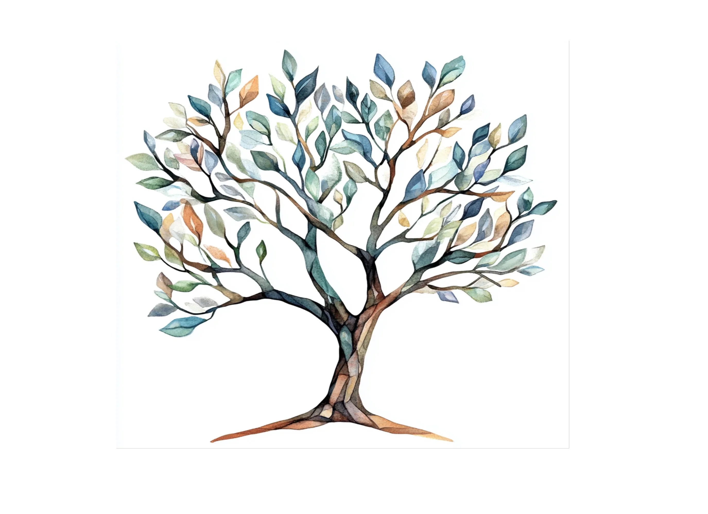 Abstract Tree of Life Clipart Bundle