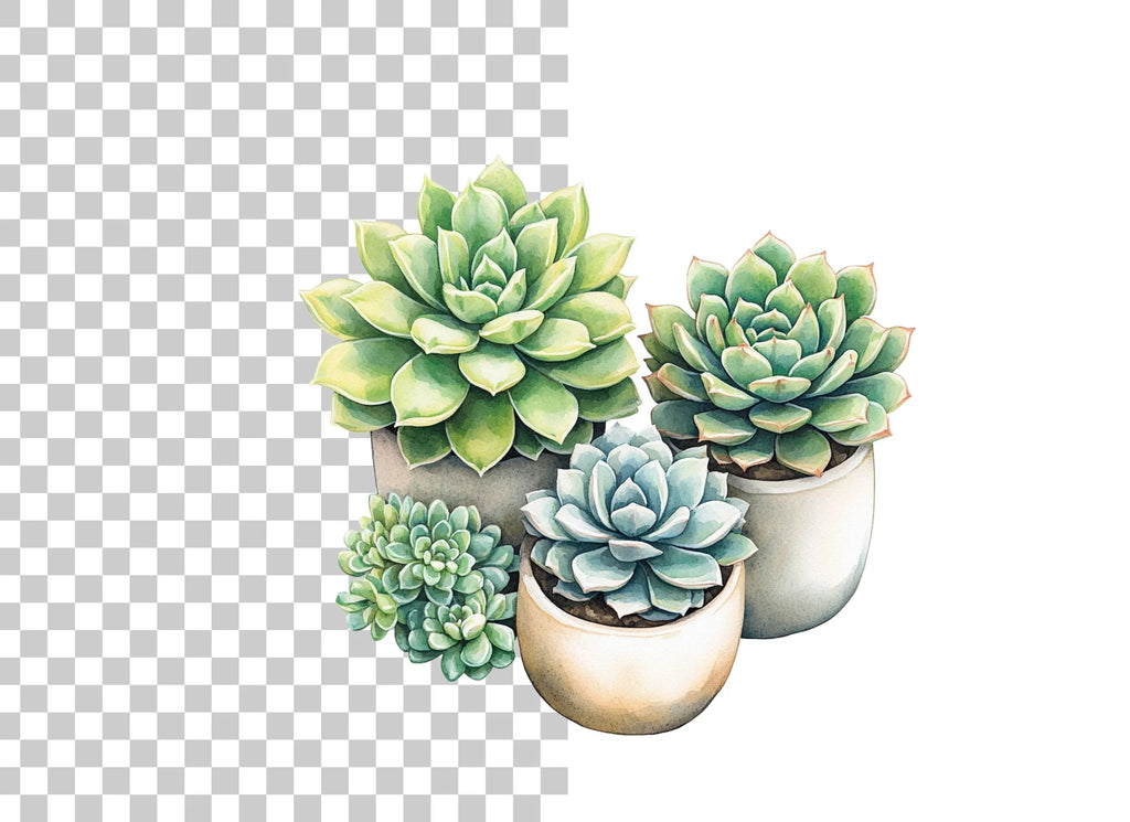 Succulent Plant Clipart Bundle