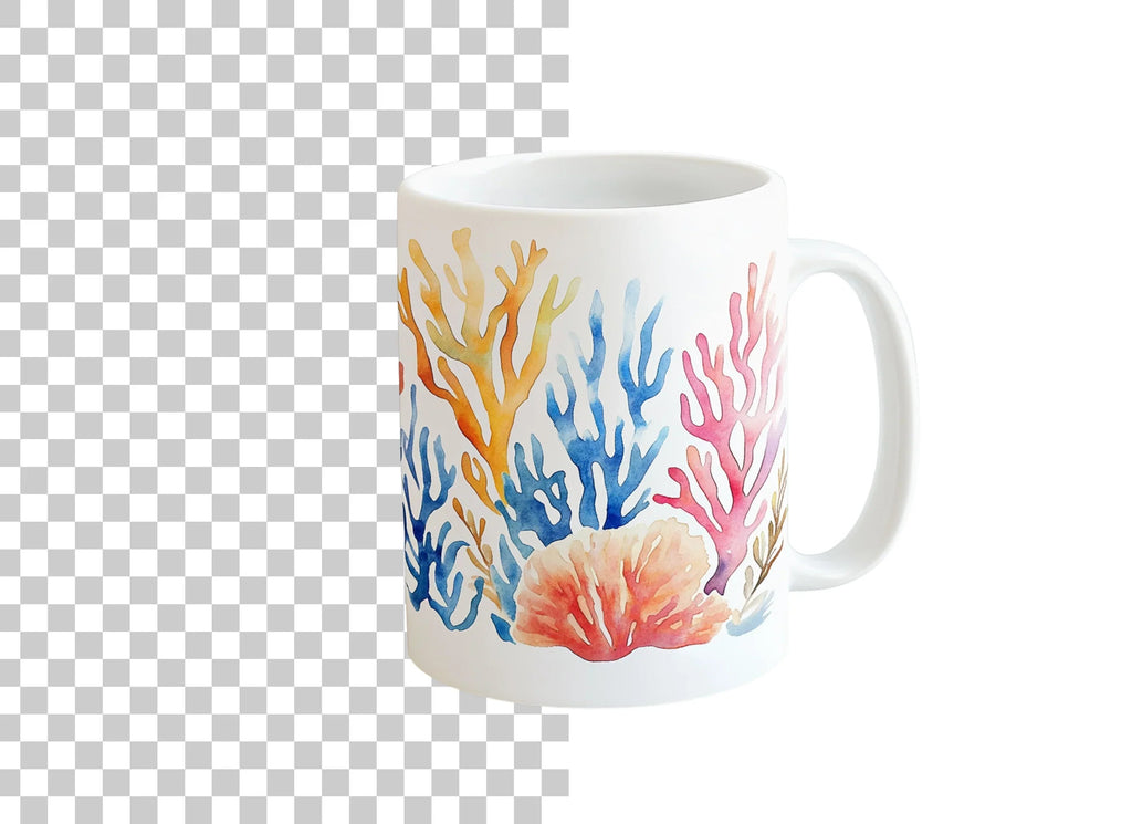 Vibrant Coral Reef Clipart Bundle