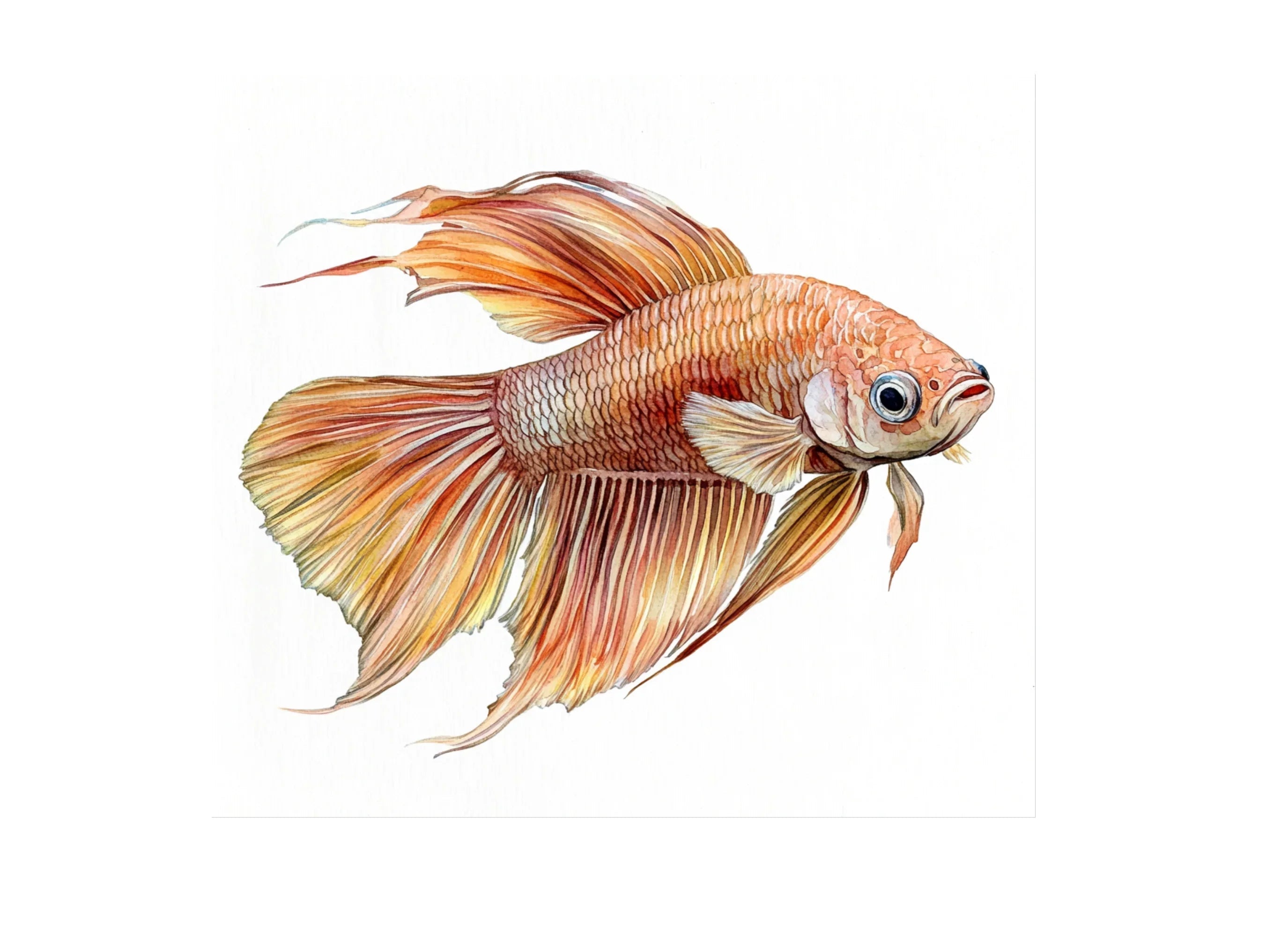 Vibrant Betta Fish Clipart Bundle