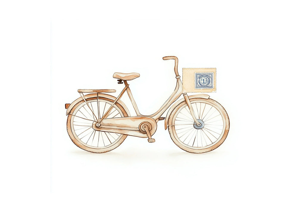 Bicycle Stamps Clipart Bundle
