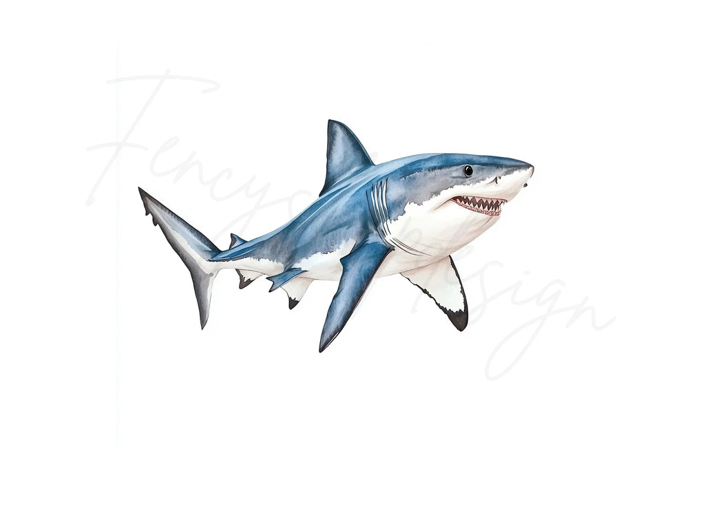 Great White Shark Clipart Bundle