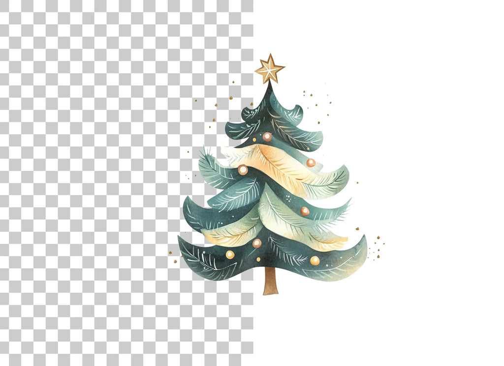 Christmas Tree Clipart Bundle