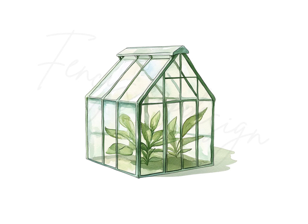 Greenhouses Clipart Bundle
