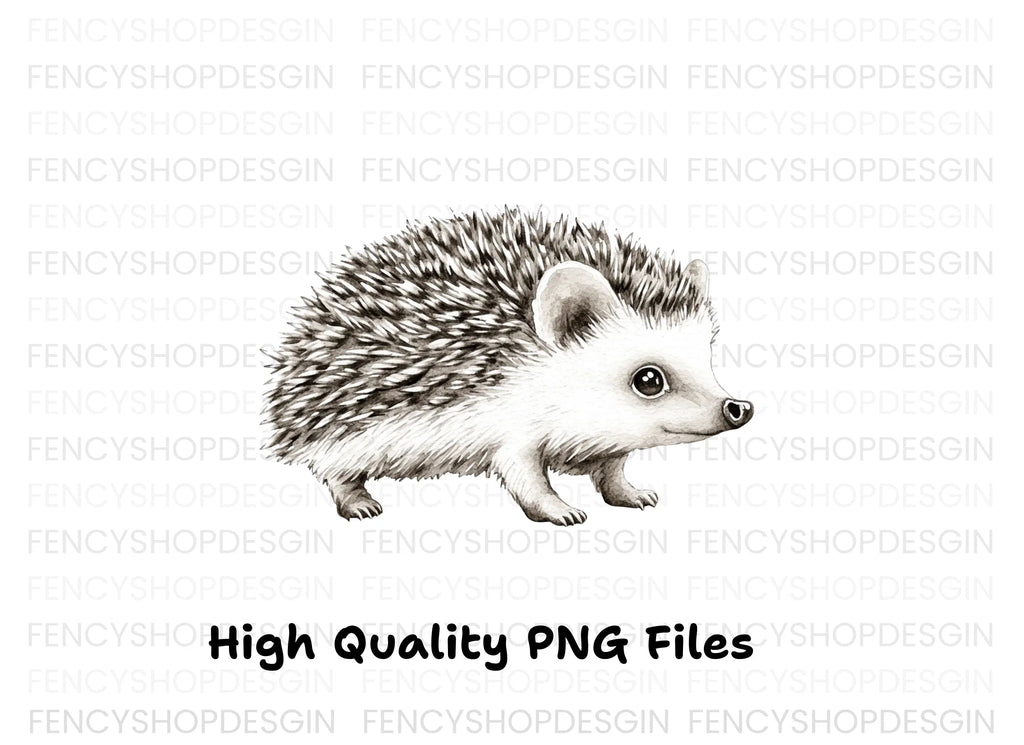 Cute Hedgehog Clipart Bundle
