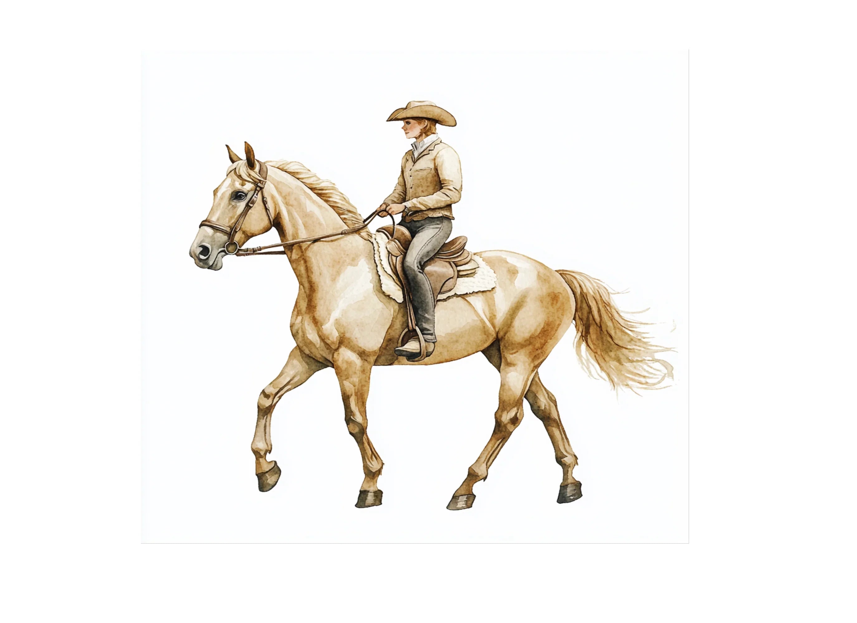 Equestrian Horse Rider Clipart Bundle