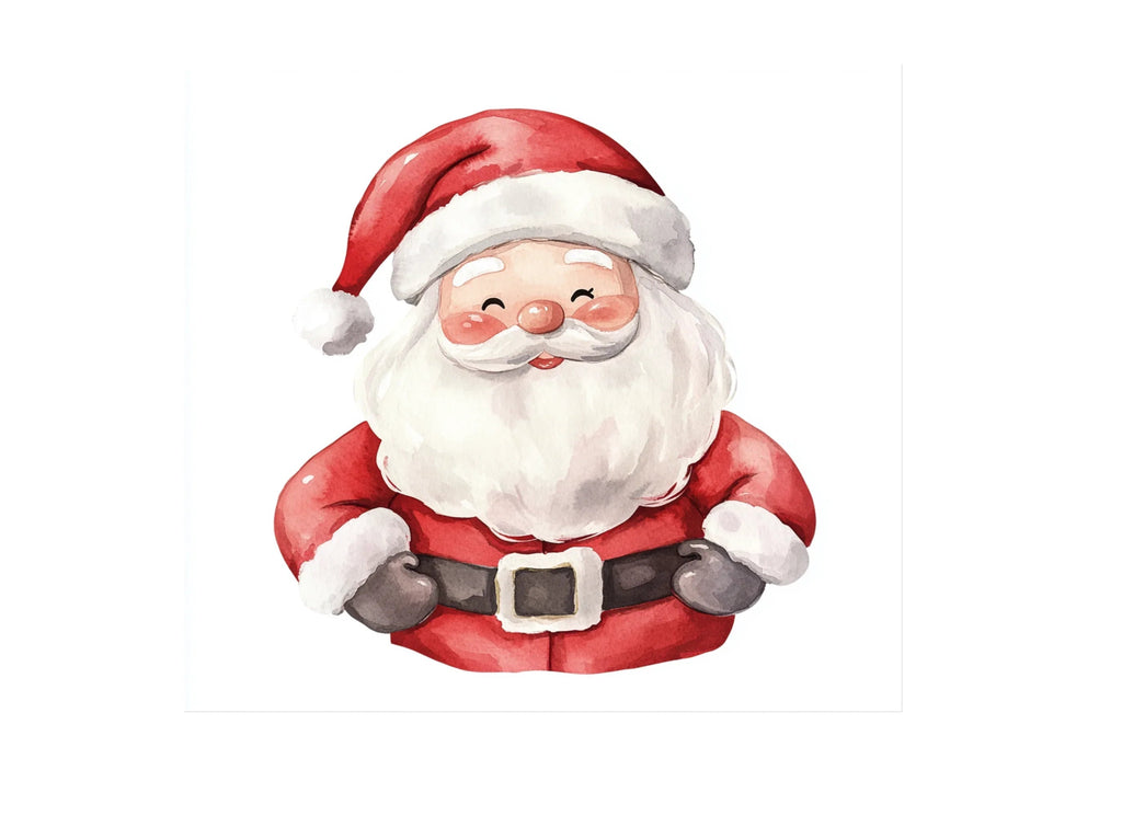 Santa Claus Faces Clipart Bundle