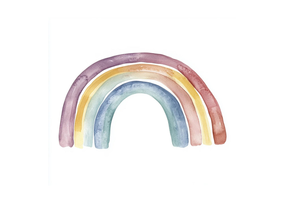 Boho Rainbow Clipart Bundle