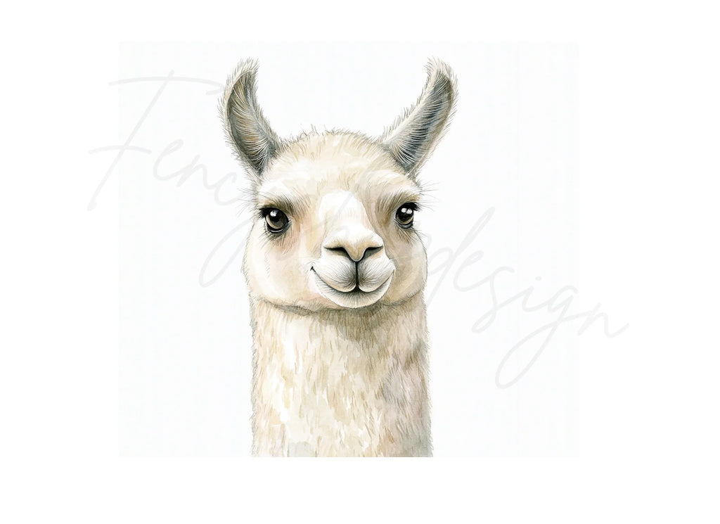 Llama Head Clipart Bundle