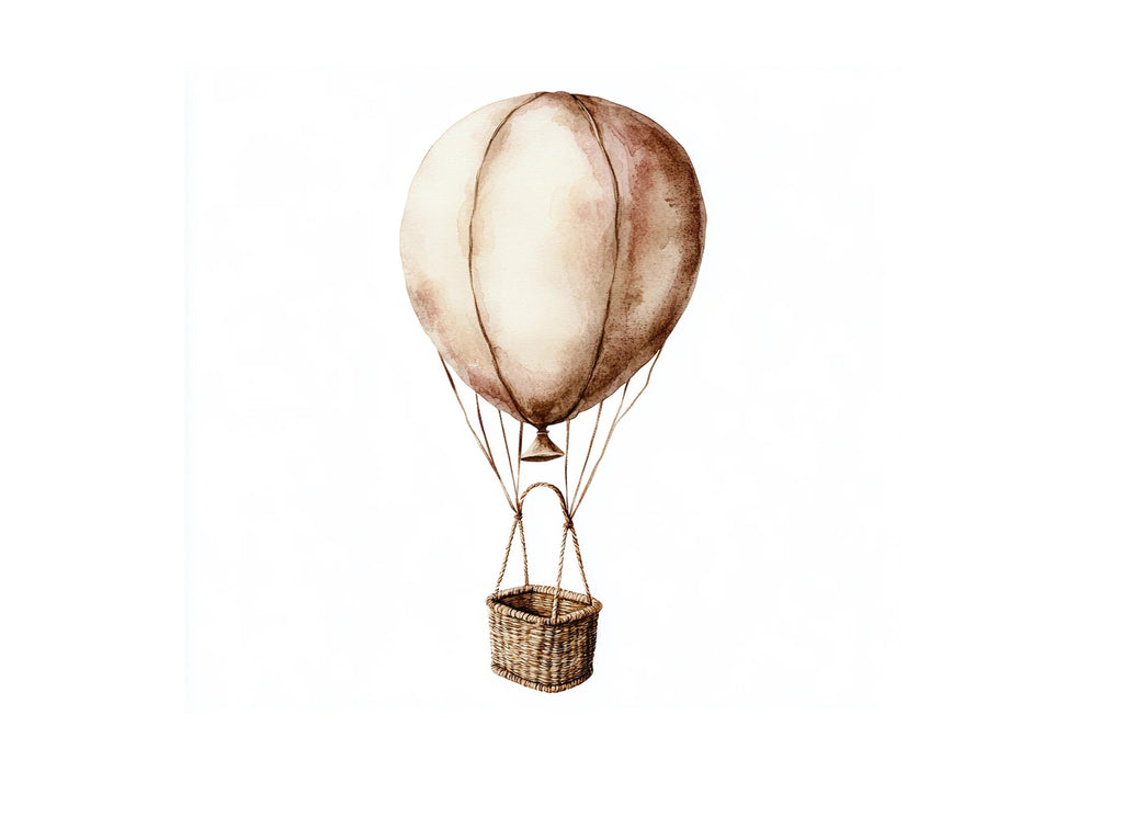Hot Air Balloon Clipart Bundle