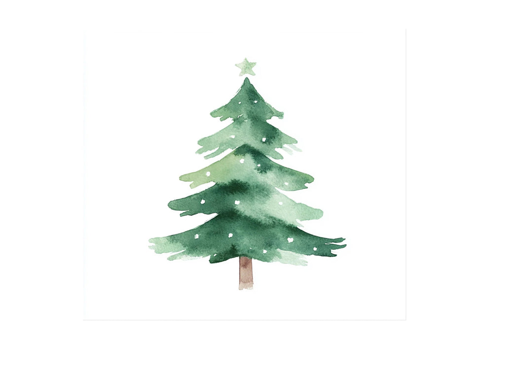 Green Pine Tree Clipart Bundle