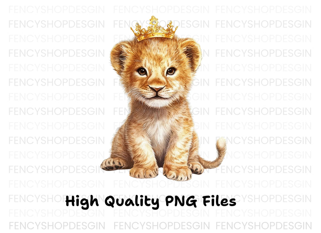 Adorable Lion King Cubs Clipart Bundle