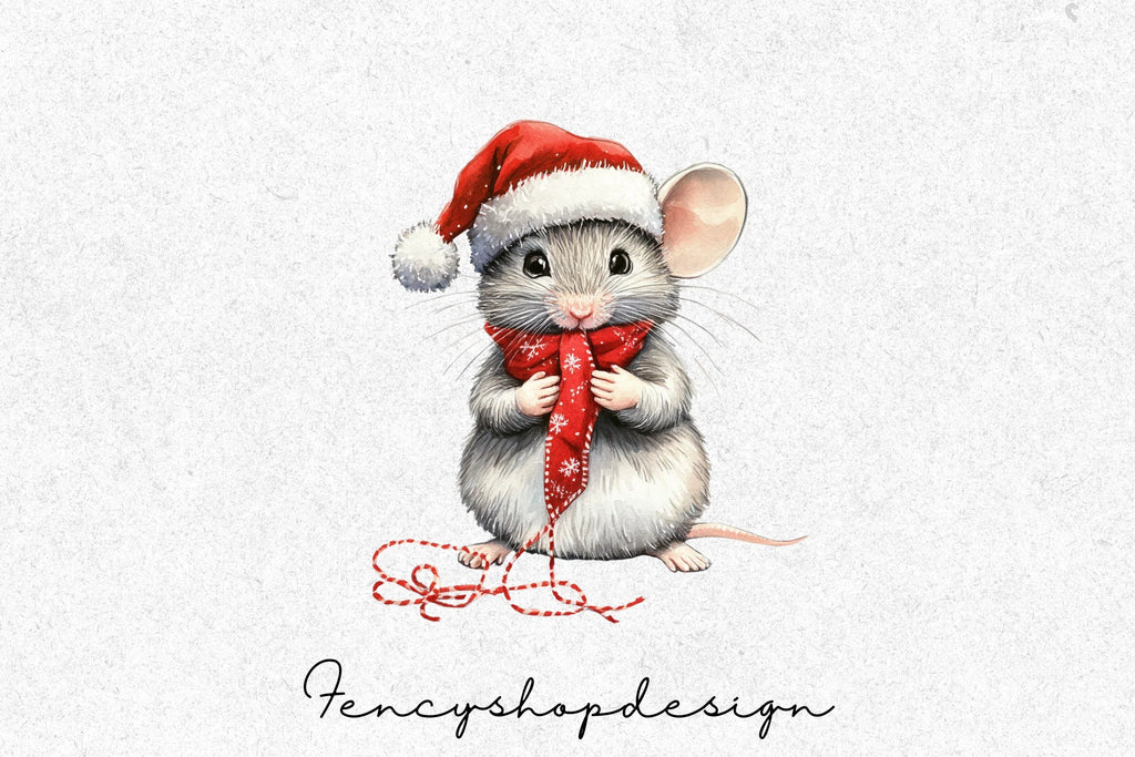Christmas Crafting Elements Clipart Bundle