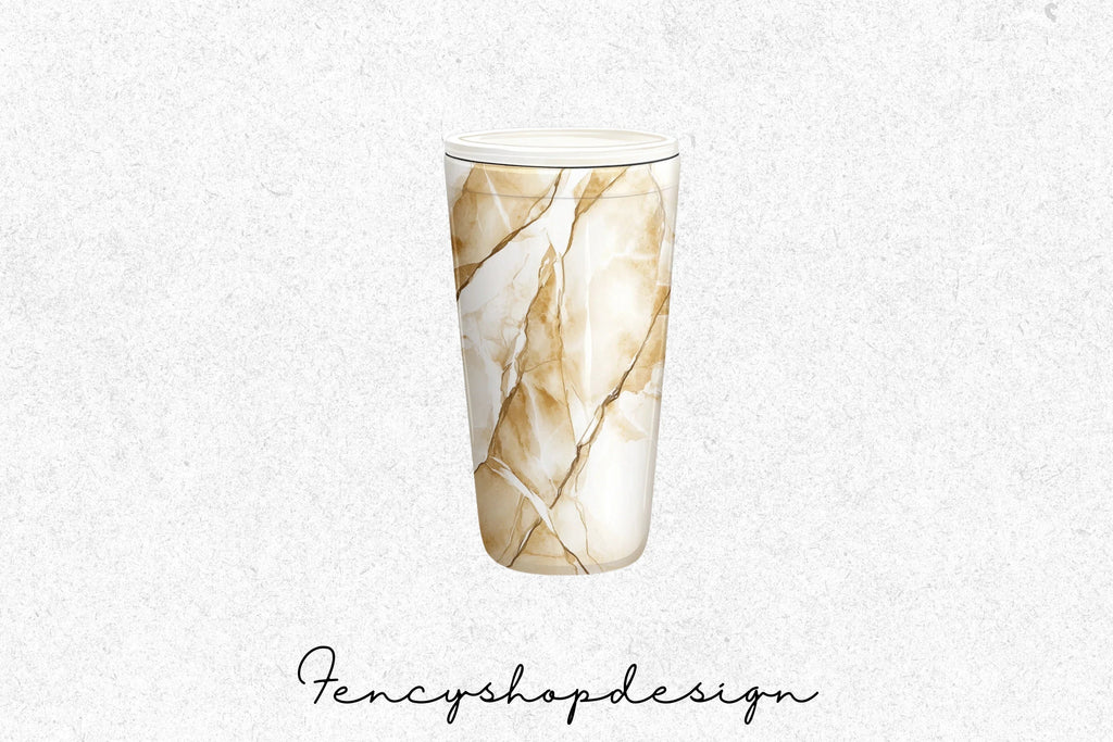 Elegant Marble Tumbler Clipart Bundle