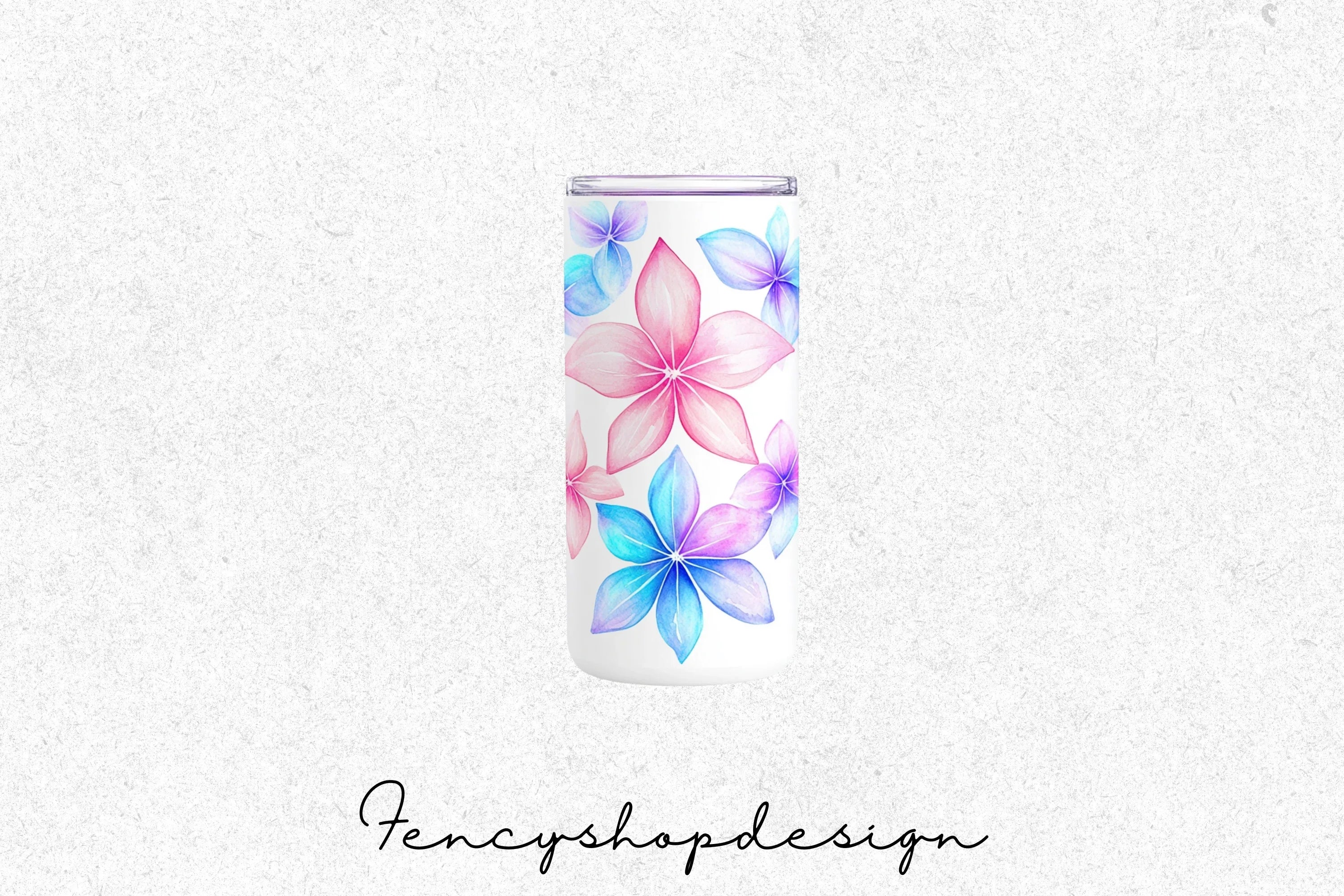 Vibrant Floral Tumbler Clipart Bundle