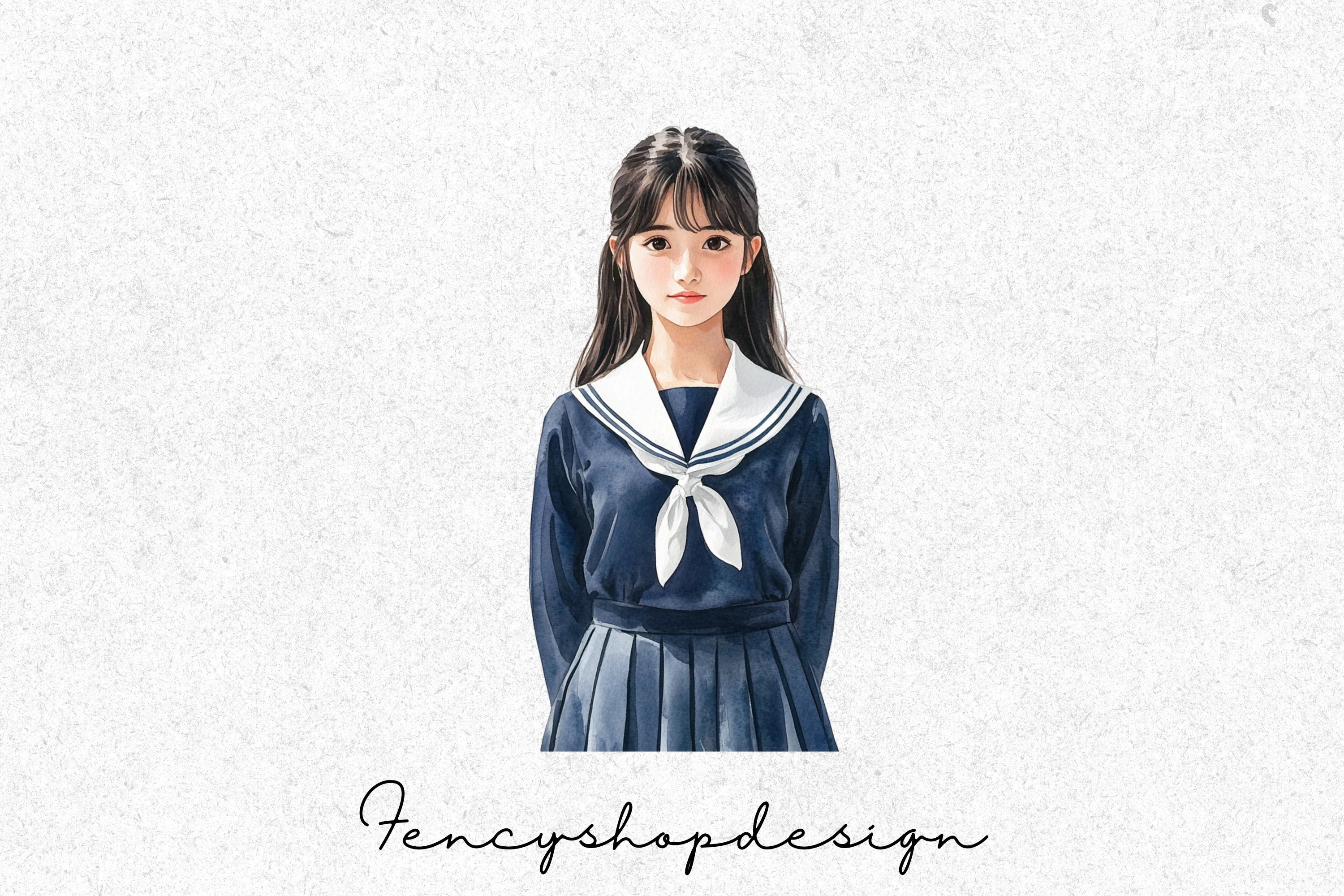School Girls Clipart Bundle