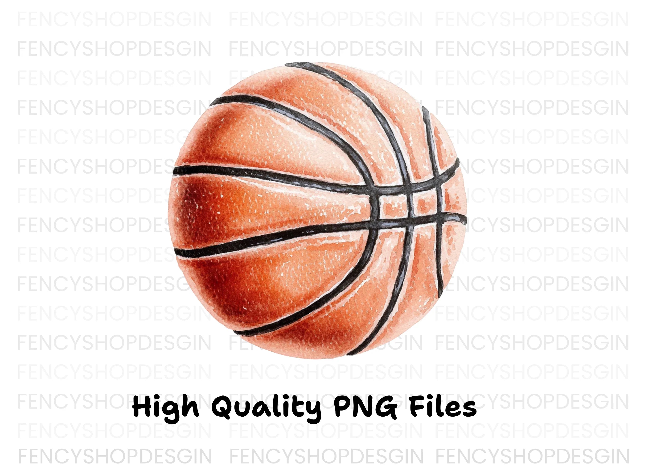 Dynamic Basketball Elements Clipart Bundle