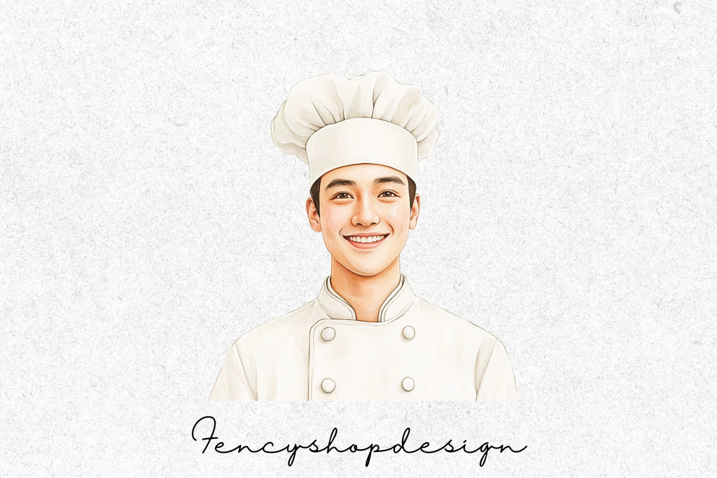 Professional Chef Clipart Bundle
