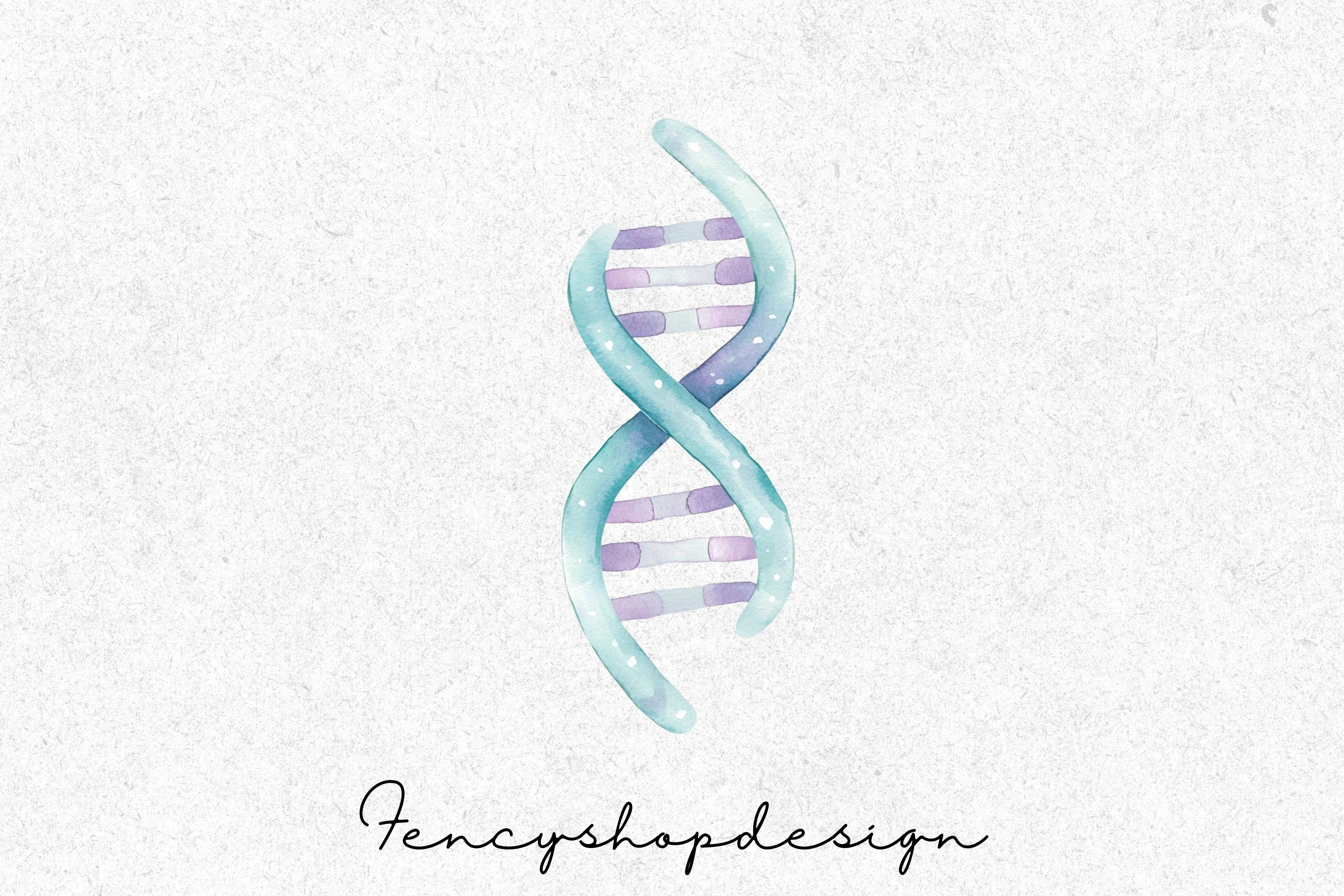 DNA Helix Science Clipart Bundle