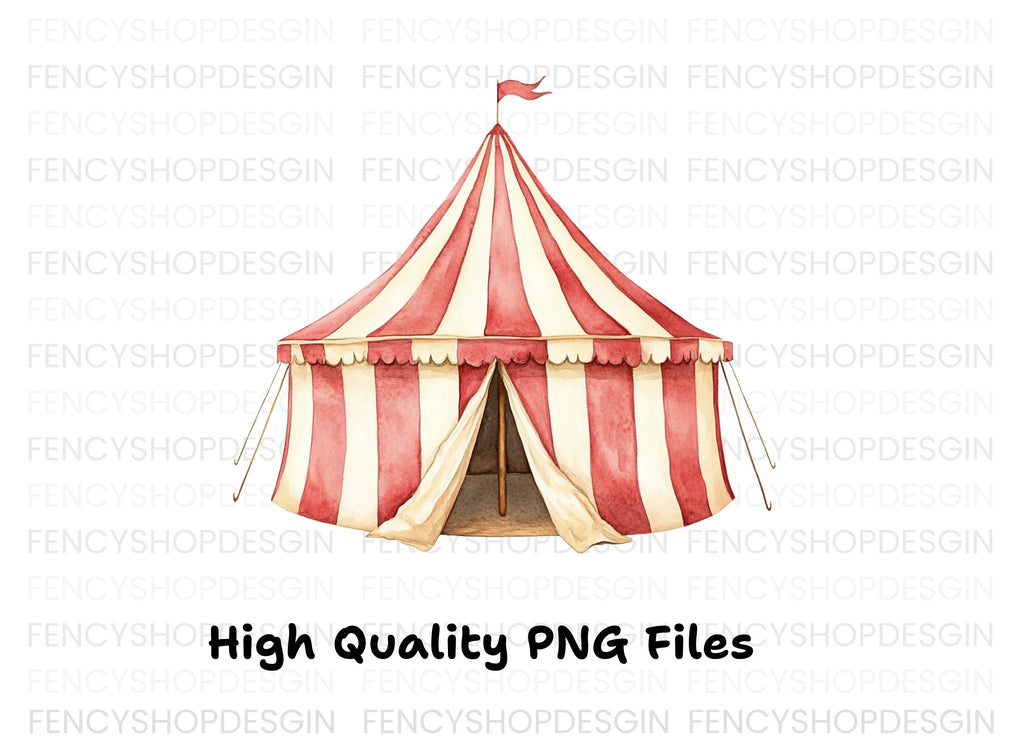 Circus Tent Clipart Bundle