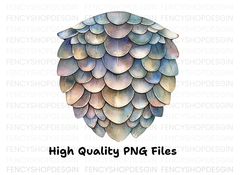 Dragon Scales Clipart Bundle
