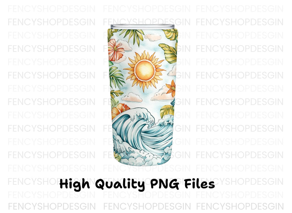 Tropical Summer Can Clipart Bundle