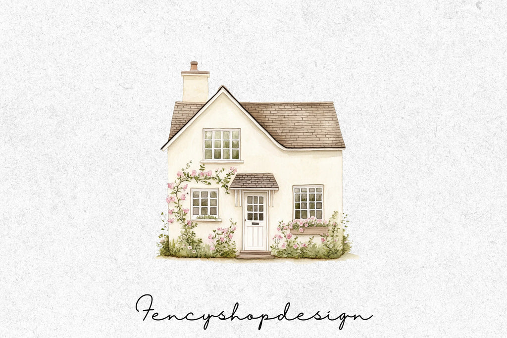 Cottage Clipart Bundle