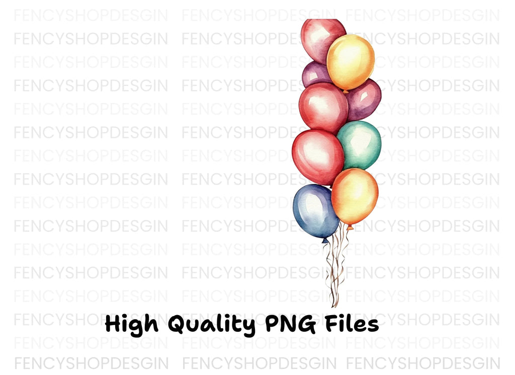 Balloon Bunch Clipart Bundle