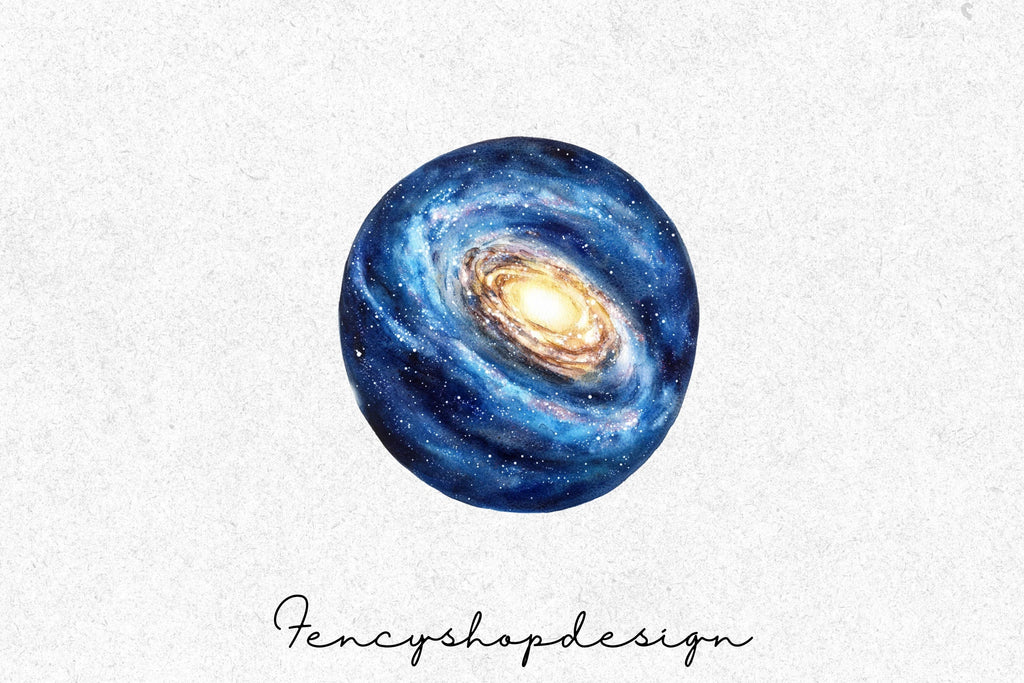 Galaxy Nebula Clipart Bundle