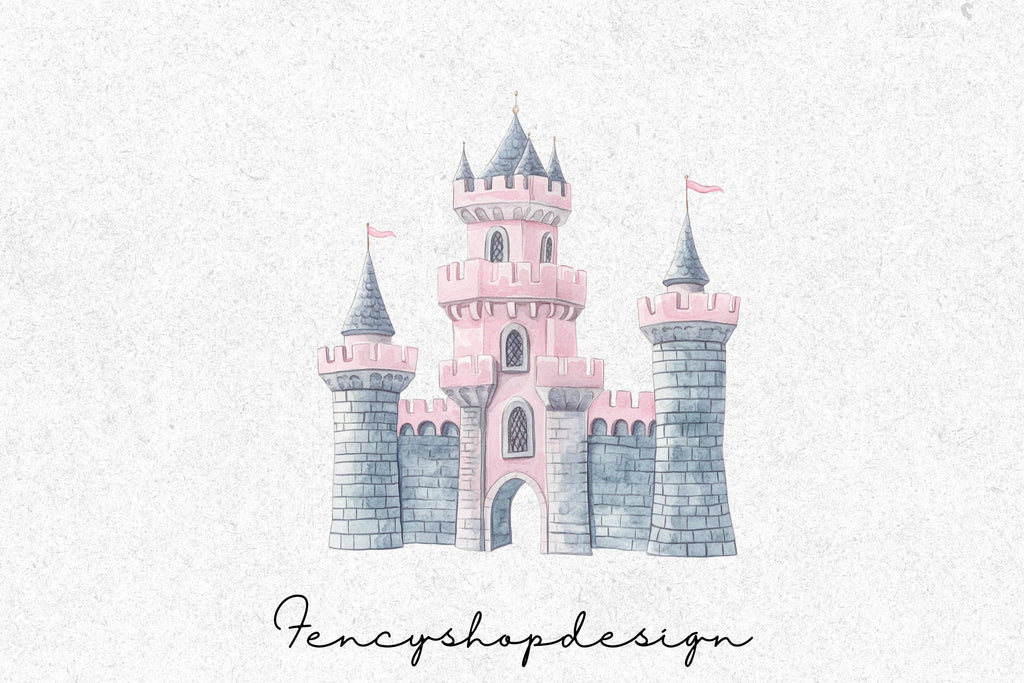 Enchanting Castle Clipart Bundle