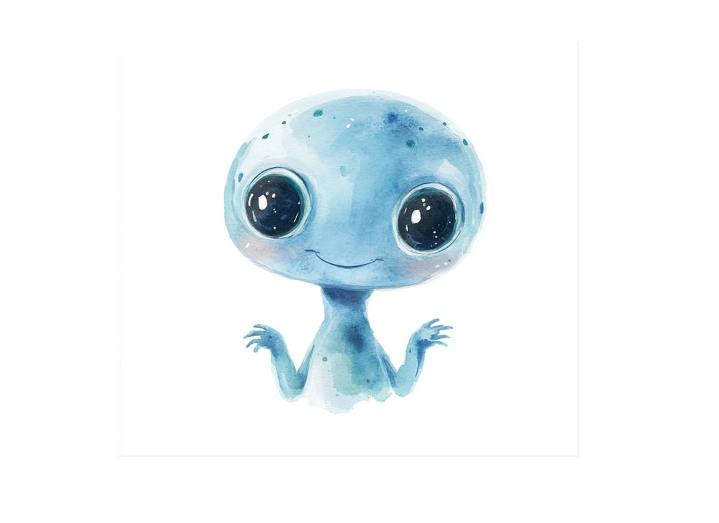 Cute Alien Clipart Bundle