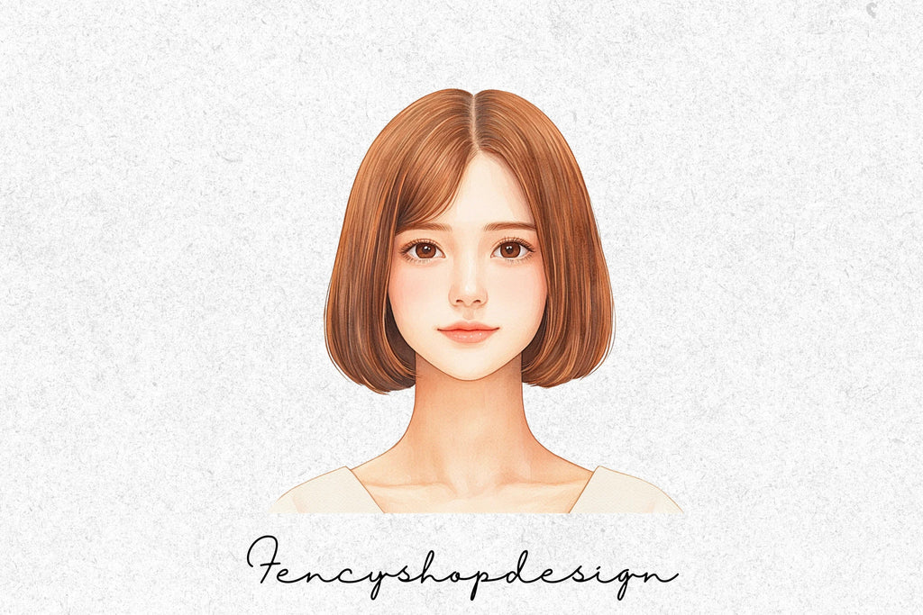 Woman Portrait Clipart Bundle