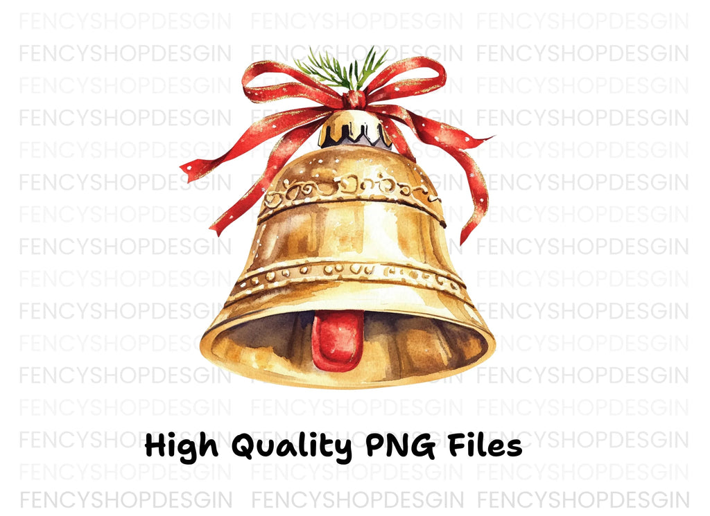 Christmas Bell Clipart Bundle