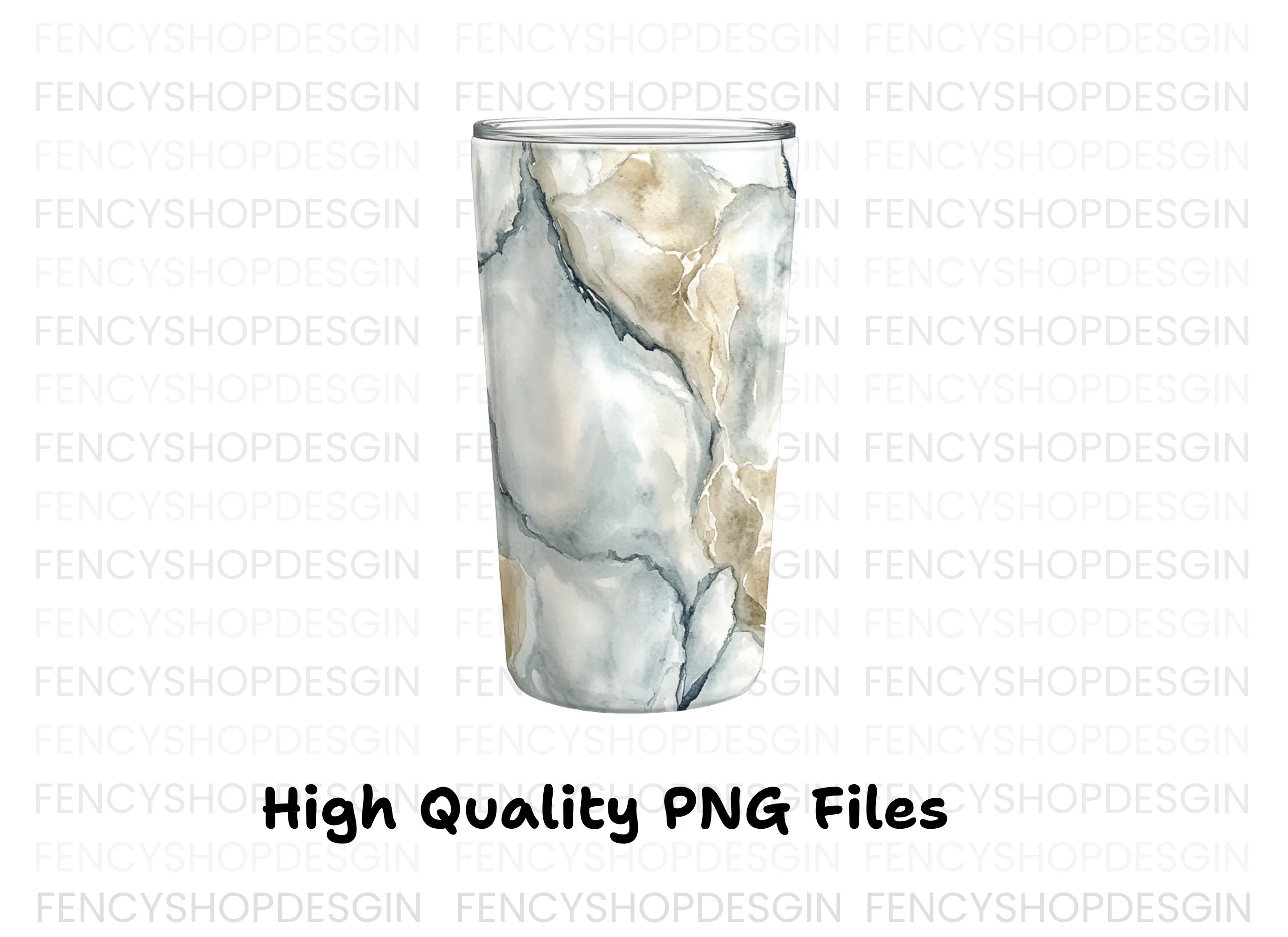 Marble Tumbler Clipart Bundle