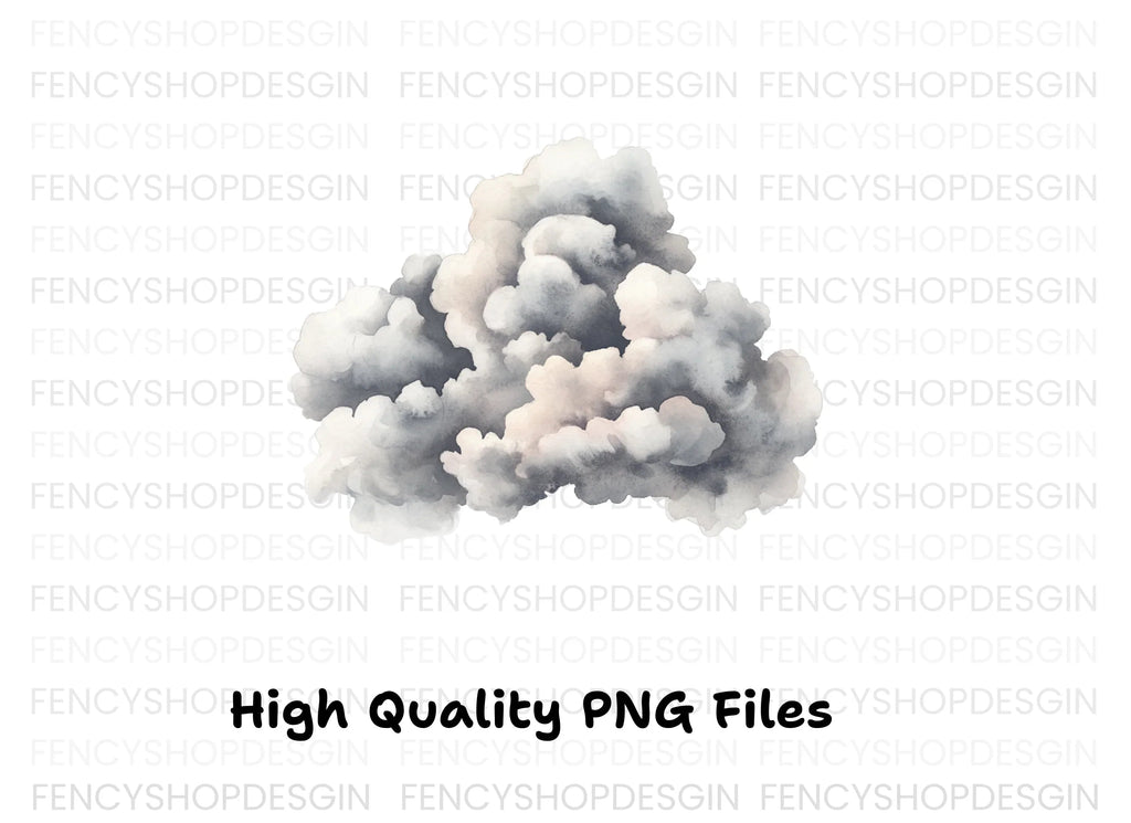 Smoke Cloud Clipart Bundle