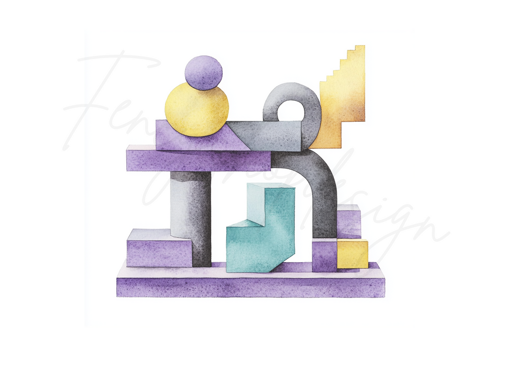 Abstract Geometric Clipart Bundle