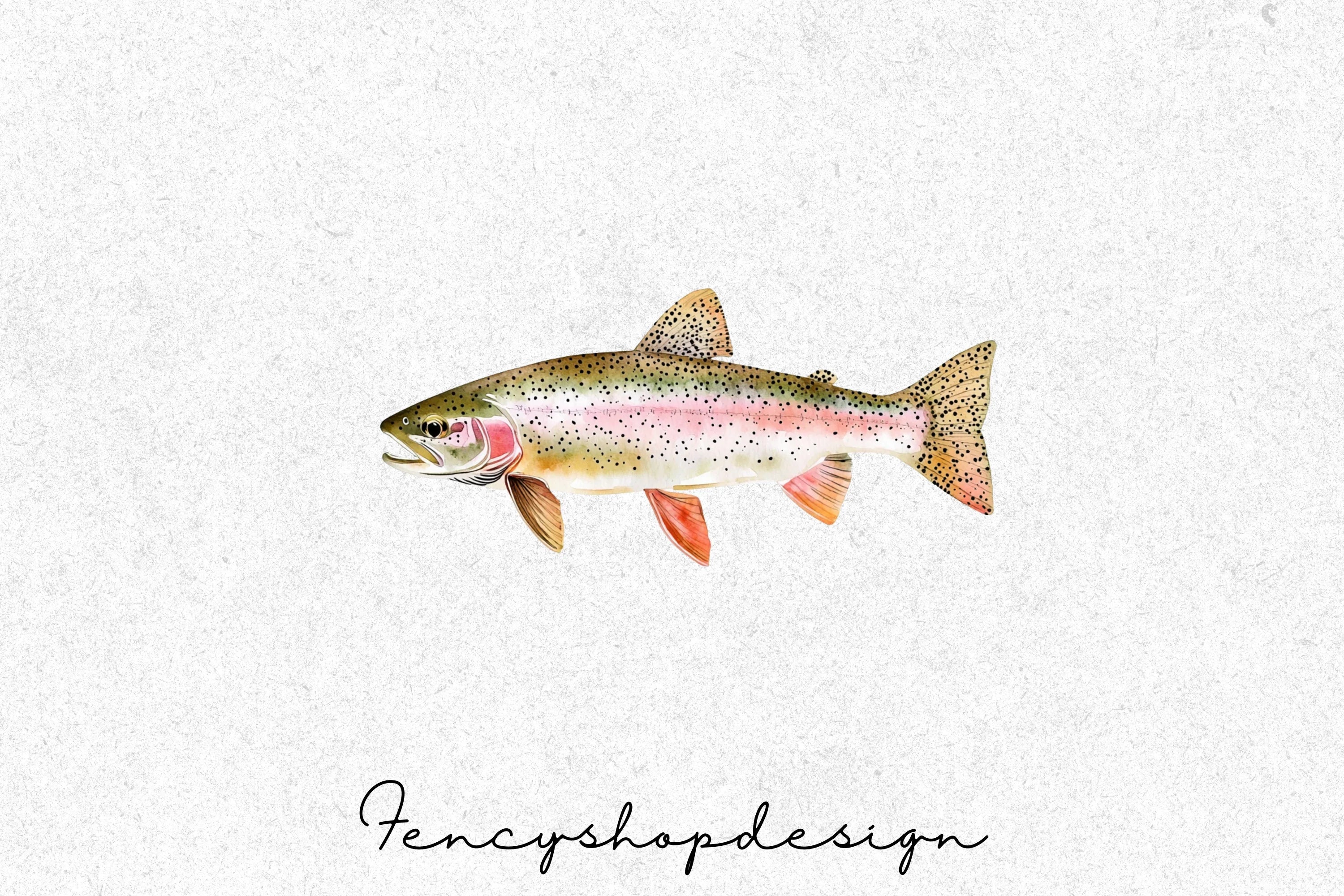 Trout Fish Clipart Bundle