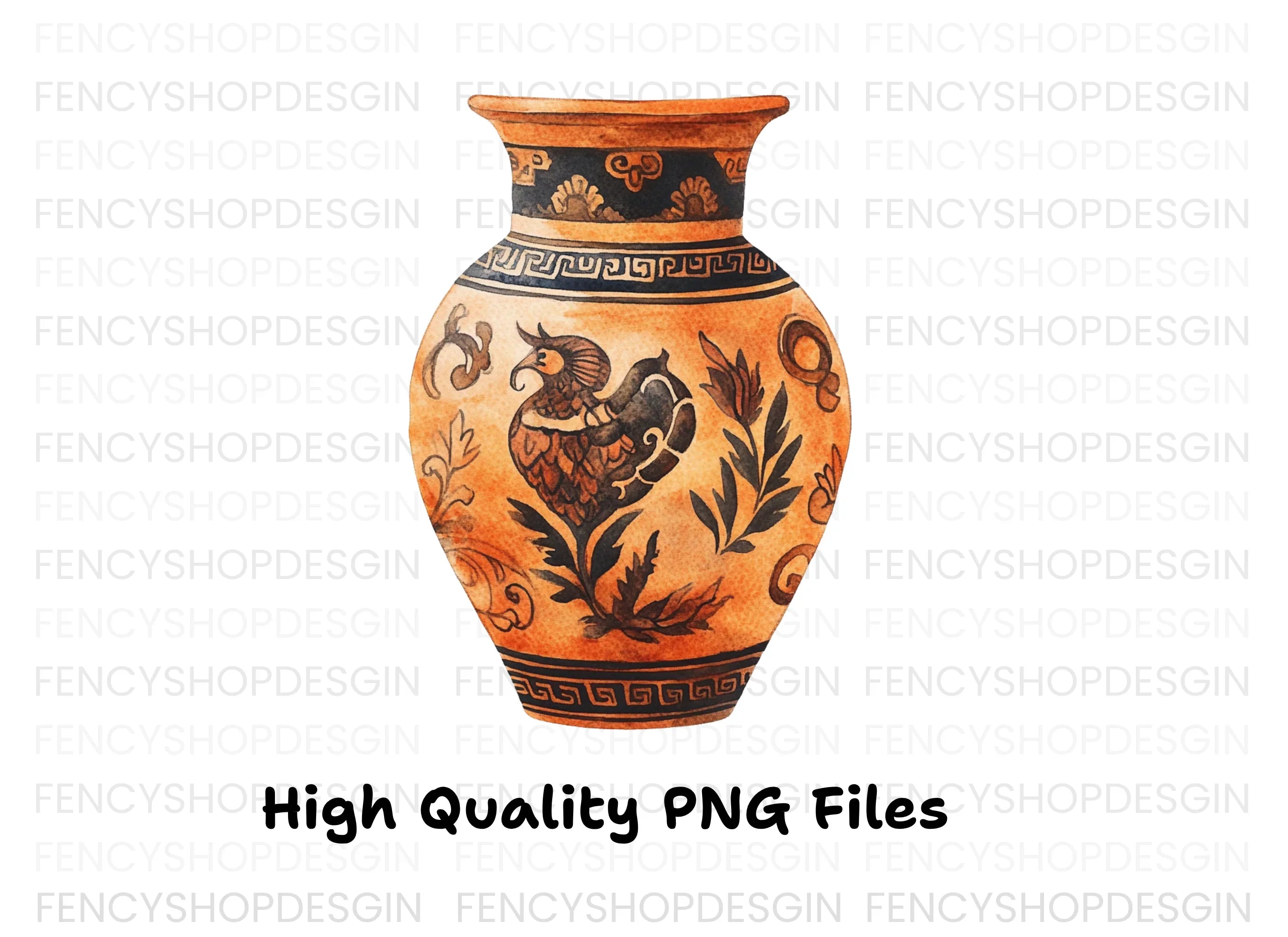 Ancient Greek Vases Clipart Bundle