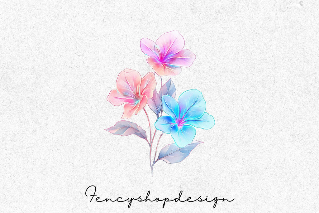 Delicate Floral Clipart Bundle
