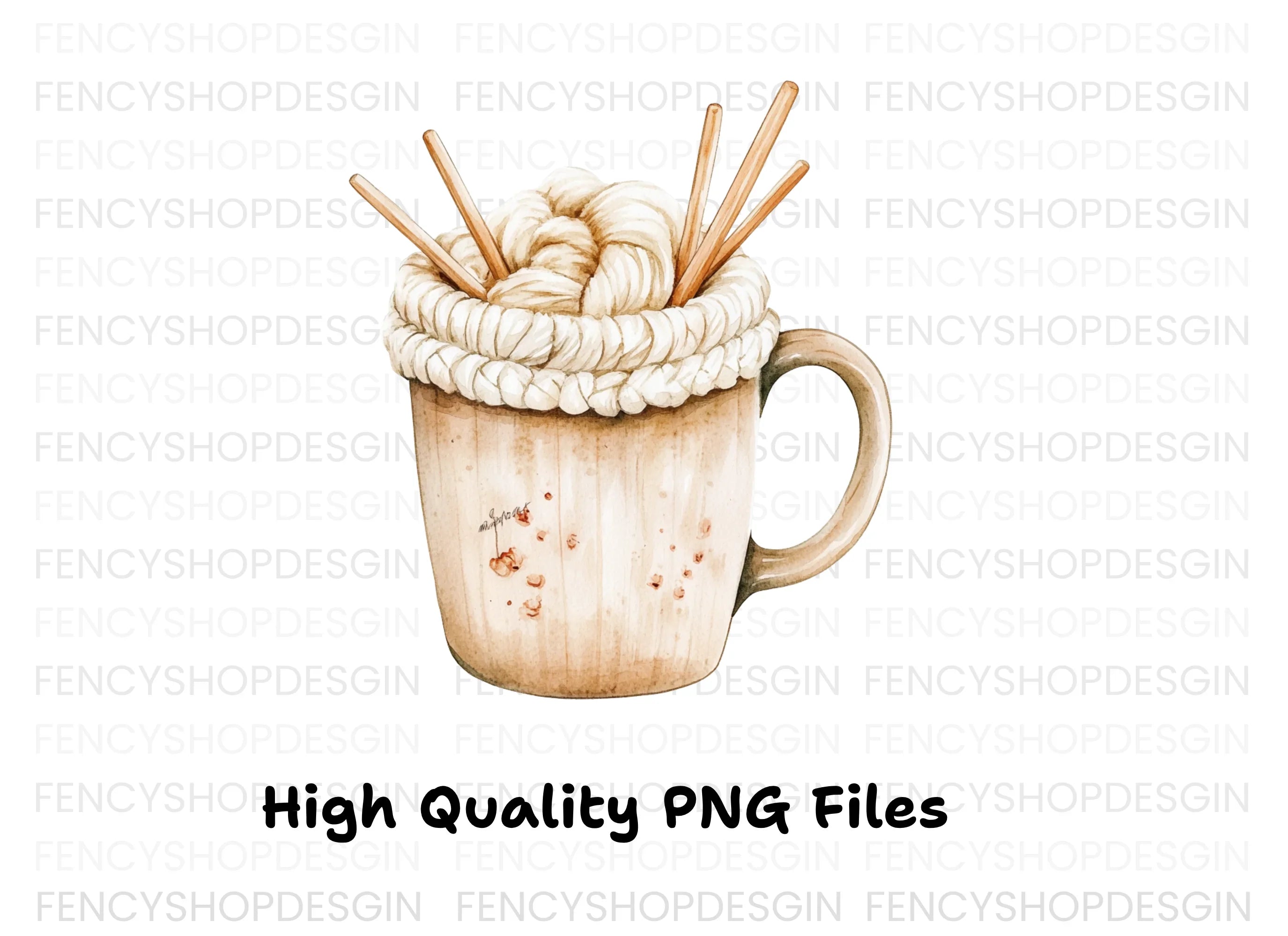 Cozy Knitted Clipart Bundle