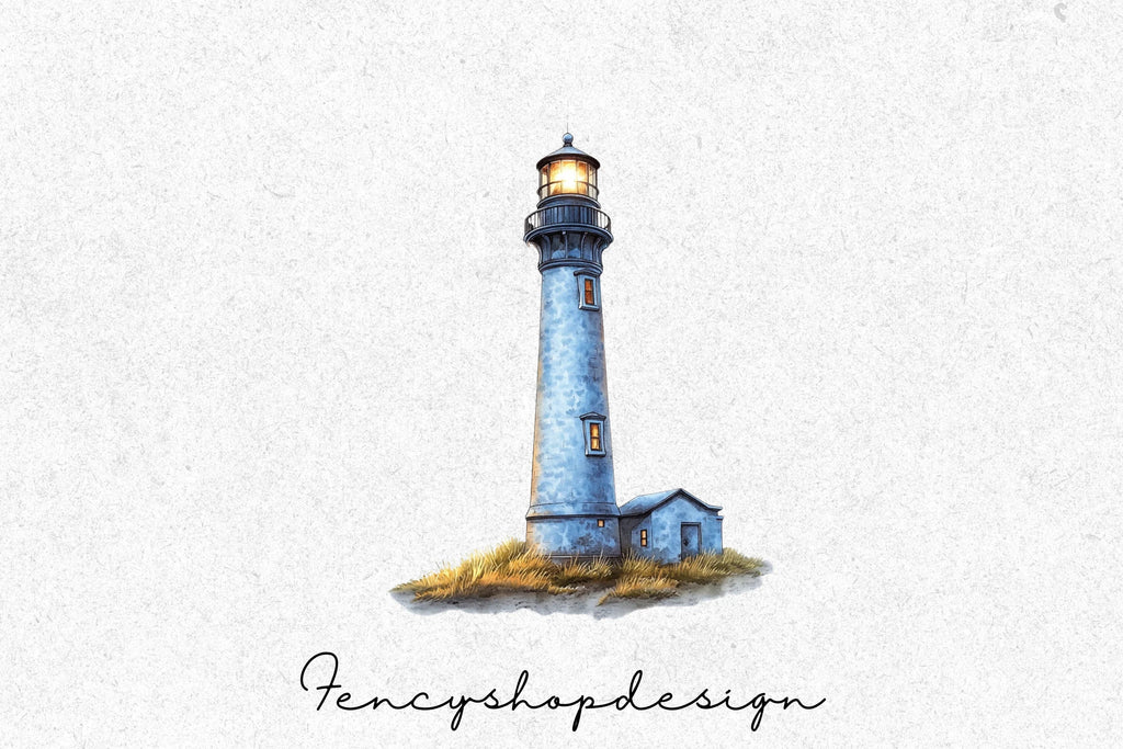 Coastal Lighthouse Clipart Bundle